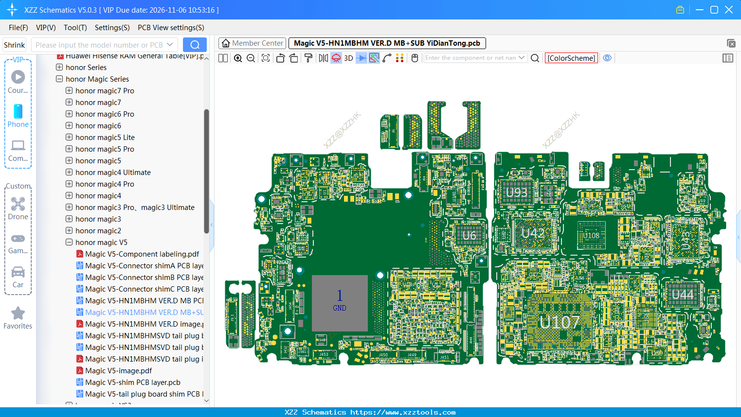 Magic V5-HN1MBHM VER.D MB+SUB bitmap